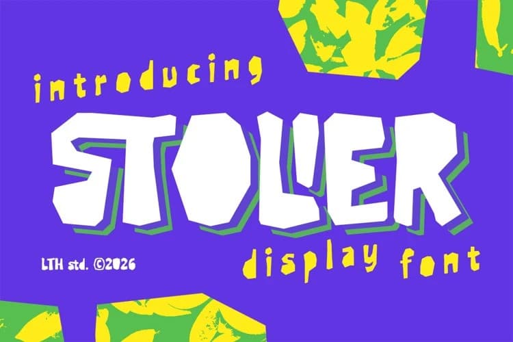 Stolier Display Font – Display creative asset