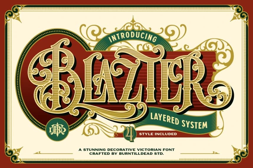 Blazter Font – Display creative asset