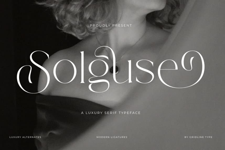 Solguse Font – Serif creative asset