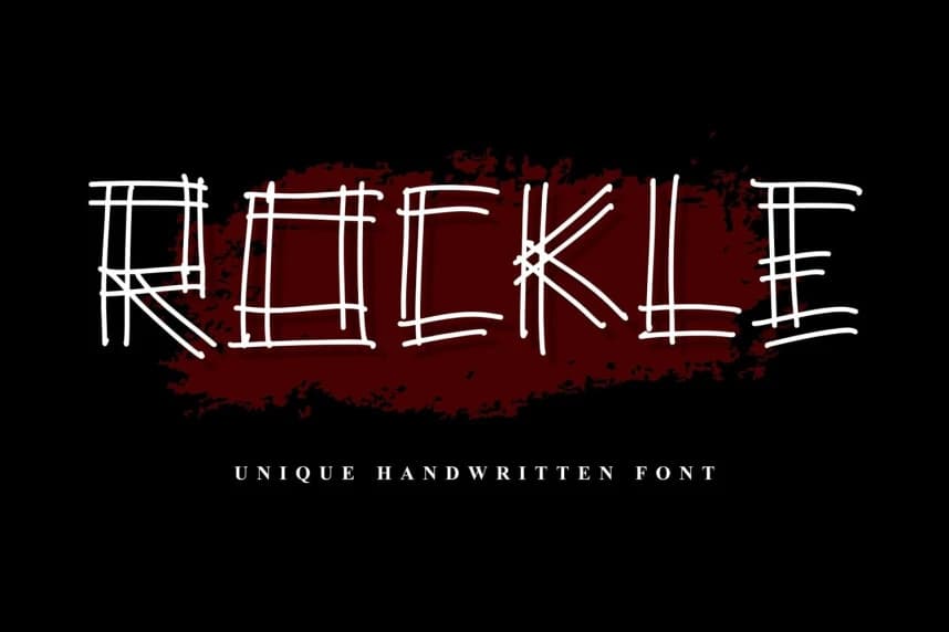 Rockle Font – Script creative asset