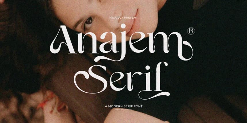 Anajem Serif Font – Serif creative asset