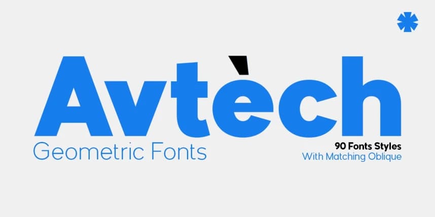 Avtech Font – Sans Serif creative asset