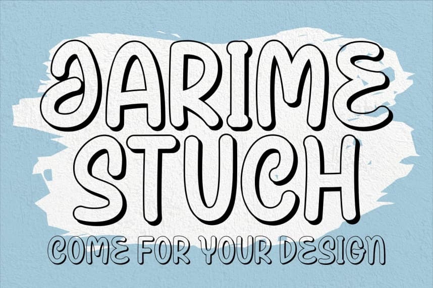 Jarime Stuch Font – Display creative asset