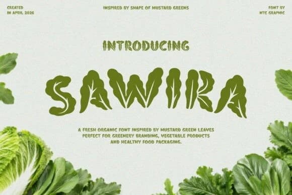 Sawira Display Font – Display creative asset
