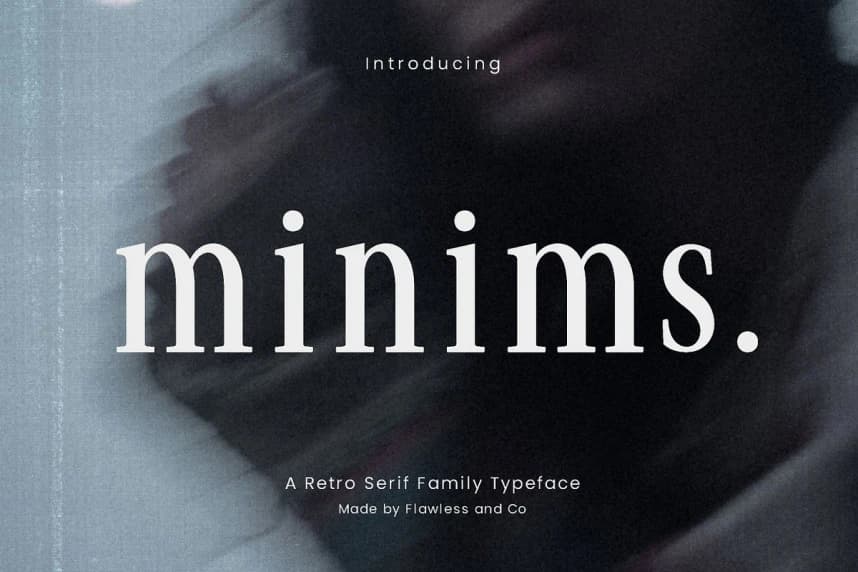 Minims Font – Serif creative asset
