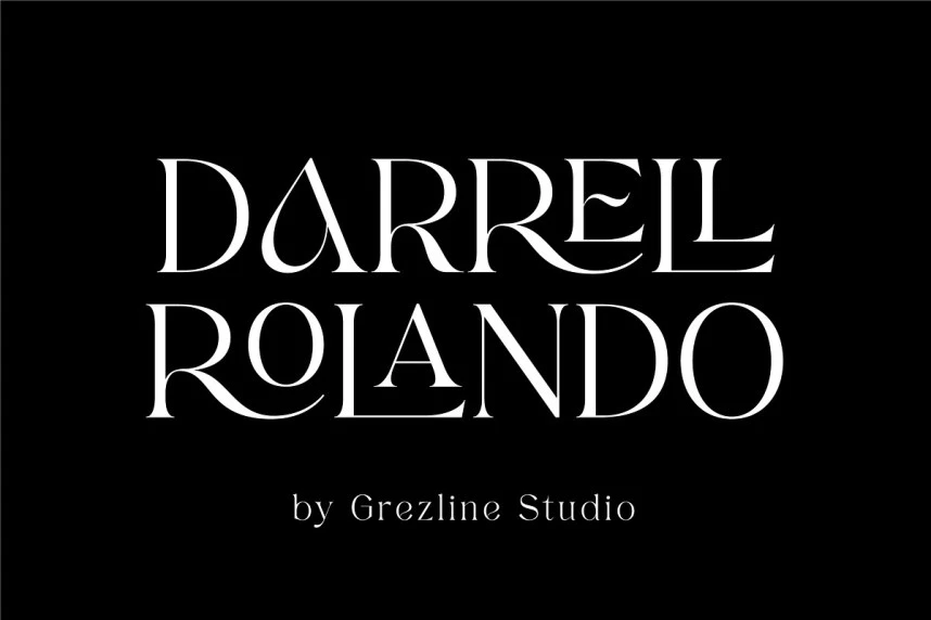 Darrell Rolando Font – Serif creative asset
