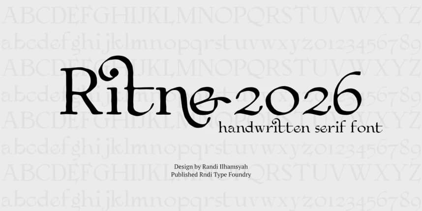 Ritne Font – Serif creative asset