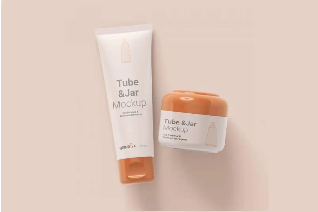 Cosmetic Tube & Jar Mockup – Mockups creative asset