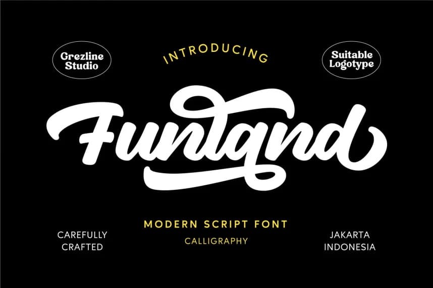 Funland Script Font – Script creative asset