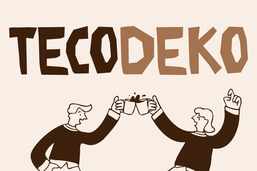 Tecodeko Playful Font – Display creative asset