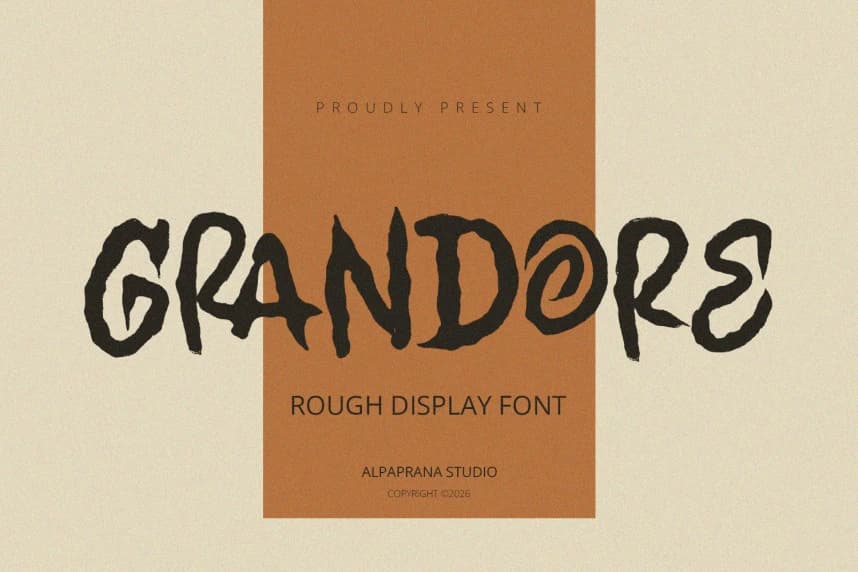 Grandore – Display Font – Display creative asset