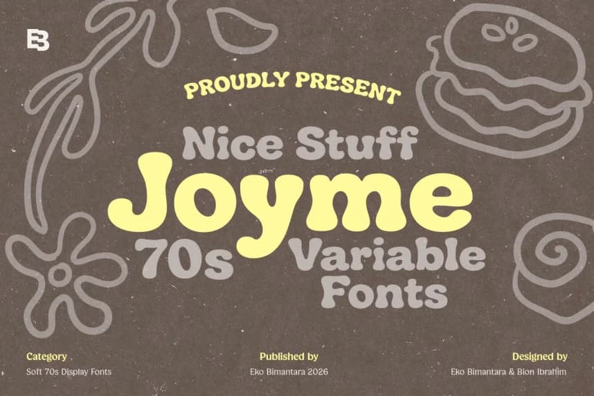 Joyme Retro Font – Display creative asset