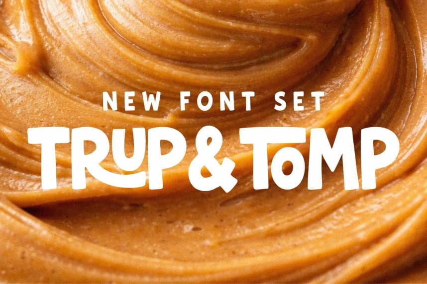 Trup & Tomp Font – Display creative asset
