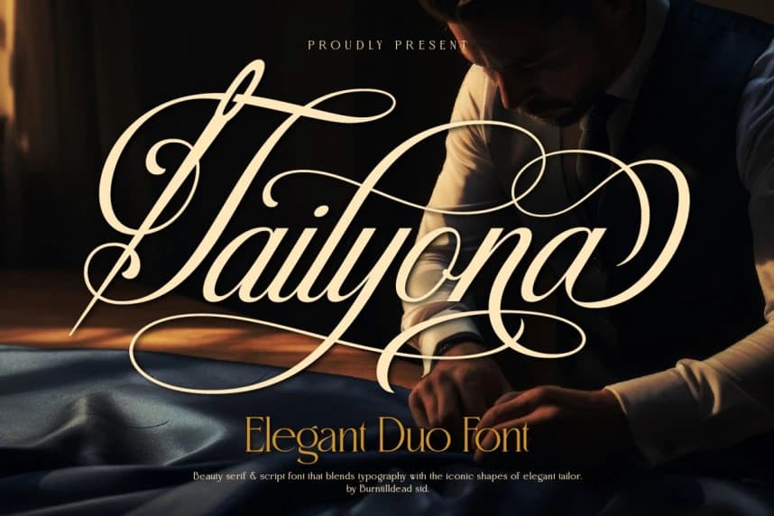 Tailyona Font – Serif creative asset