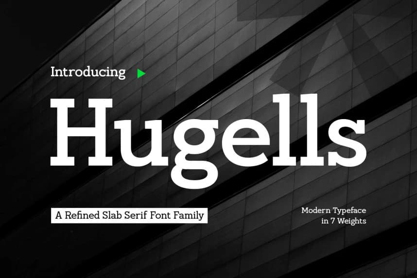 Hugells Font – Serif creative asset
