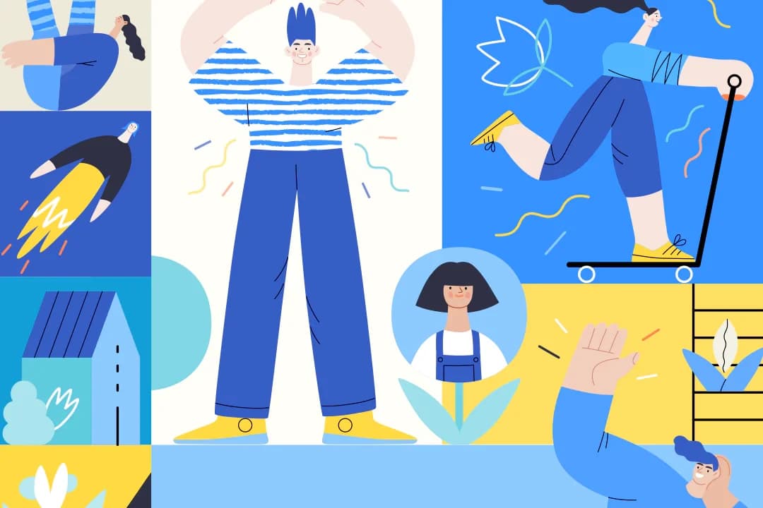 Memphis Business Illustration Sample – Illustrations creative asset