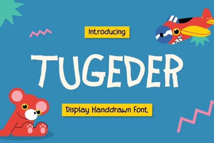 Tugeder Playful Font – Display creative asset