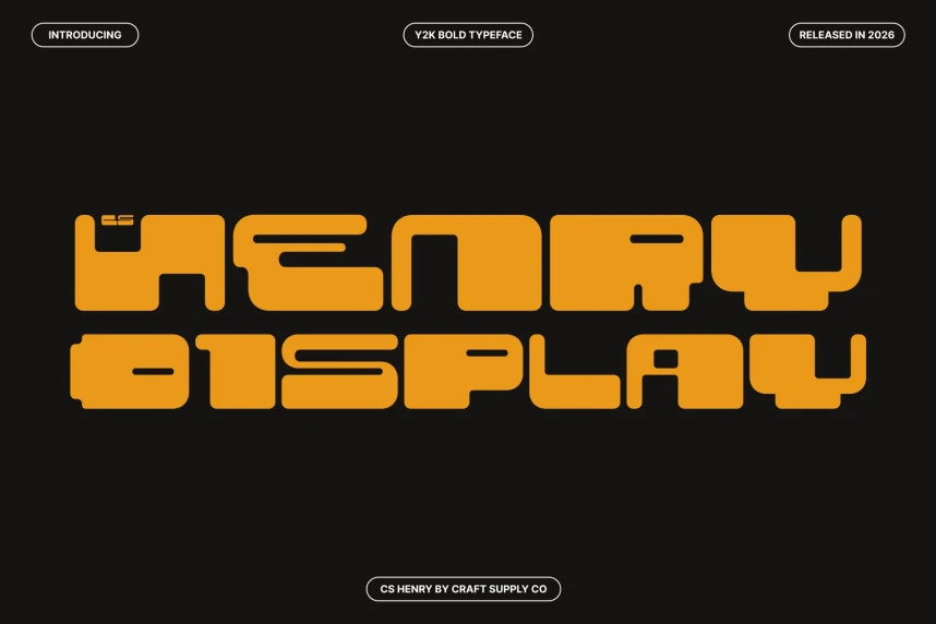 CS Henry Font – Display creative asset