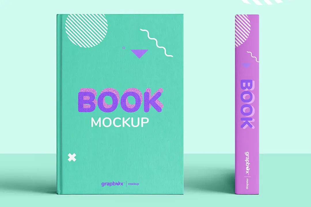 Hardcover Book Mockup Free PSD – Mockups creative asset