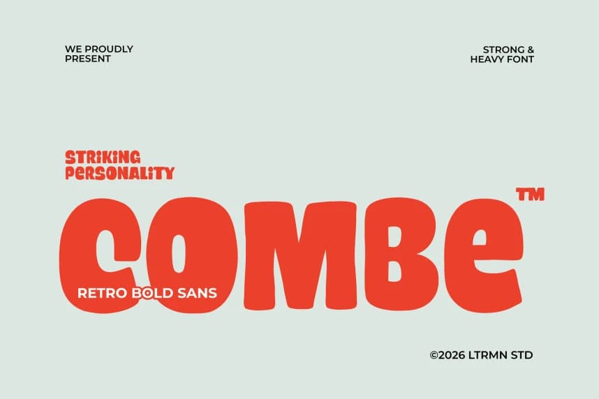 Combe Font – Sans Serif creative asset