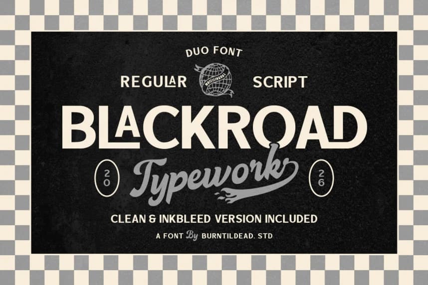 Blackroad Font – Display creative asset