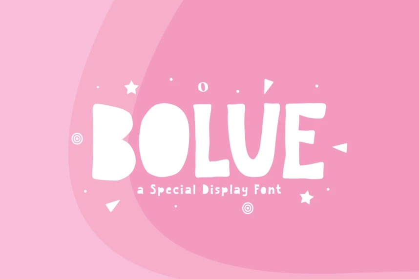 Bolue Playful Font – Display creative asset