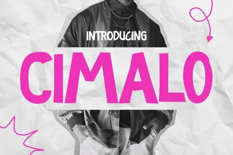 Cimalo Playful Font – Display creative asset