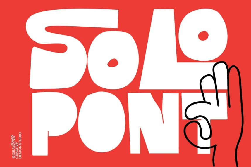 Solo Pont – DEMO Font – Display creative asset
