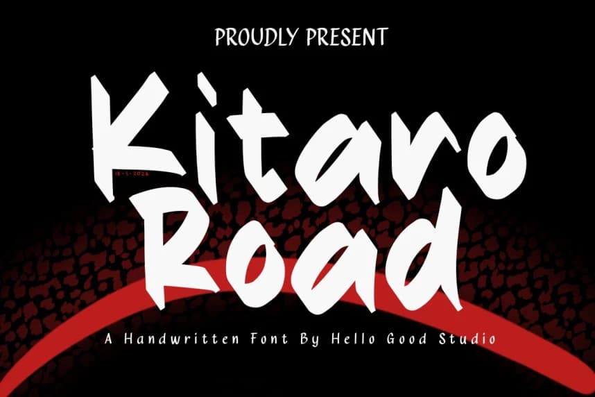 Kitaro Road Font – Display creative asset