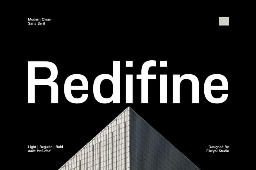 Redifine – Sans Serif Font – Sans Serif creative asset