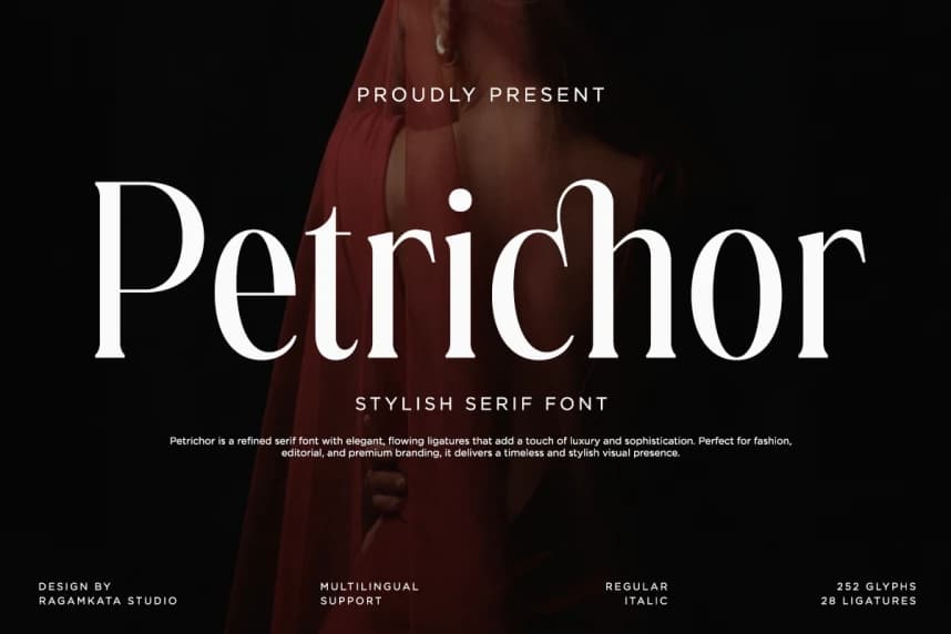 Petrichor Font – Serif creative asset