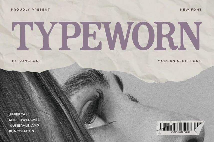 Typeworn Font – Serif creative asset