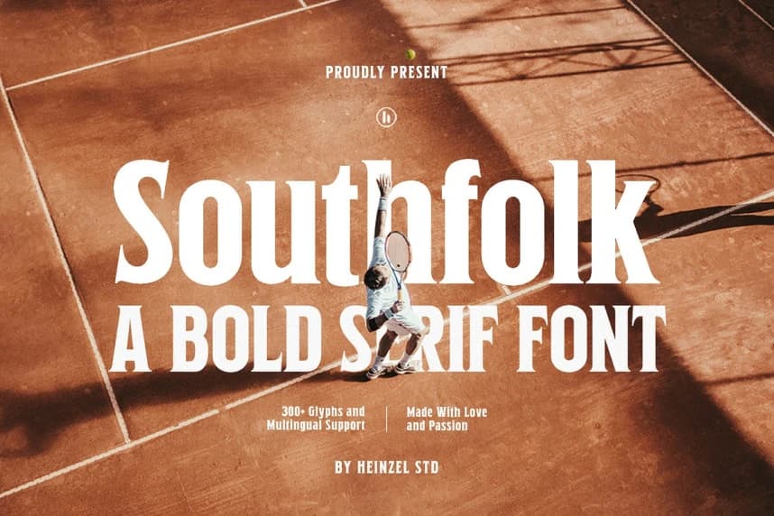 Southfolk Font – Serif creative asset