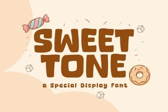 Sweet Tone Font – Display creative asset