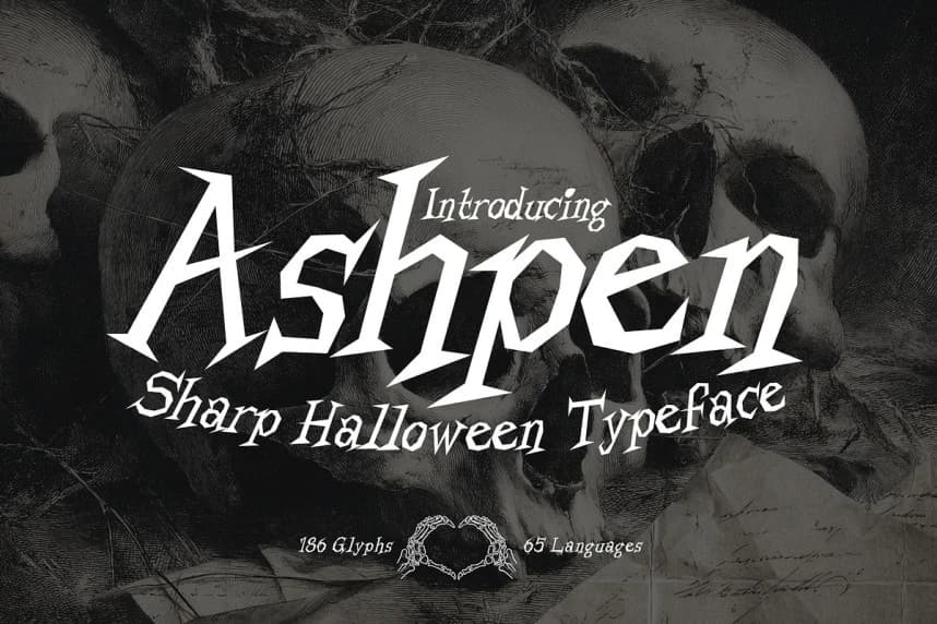 Ashpen Font – Display creative asset