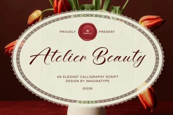 Atelier Beauty Font – Script creative asset