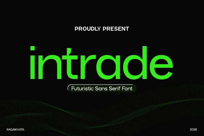 Intrade Sans Serif Font – Sans Serif creative asset