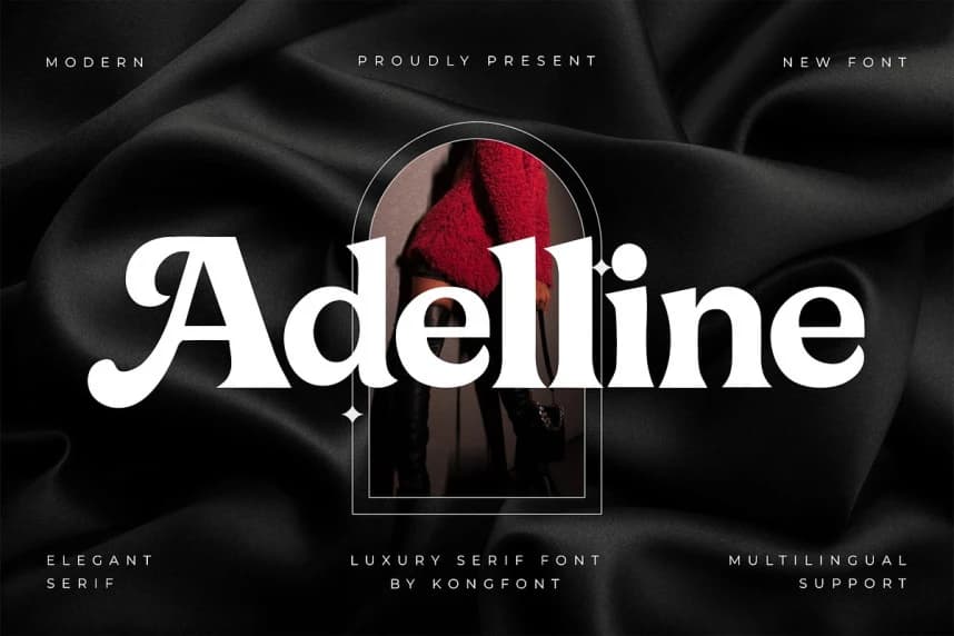 Adelline Font – Display creative asset