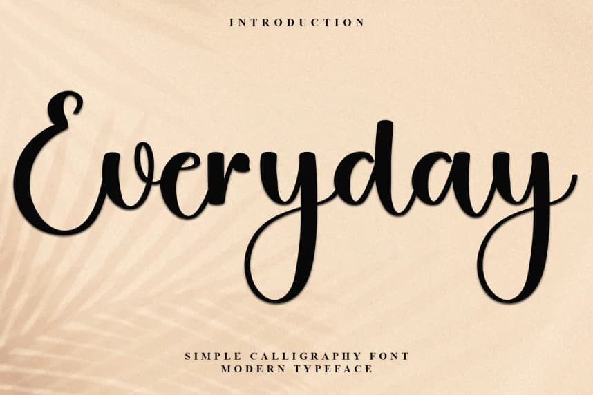 Everyday – Authentic Handwritten Style Font – Handwritten creative asset