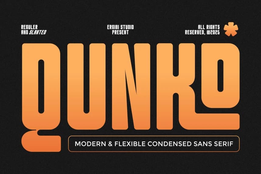 Qunko Font – Sans Serif creative asset
