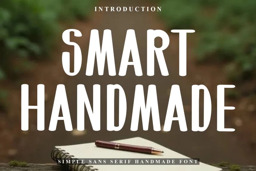 Smart Handmade Playful Font – Display creative asset