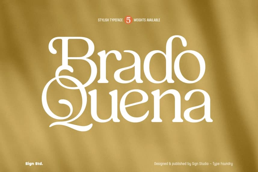 Brado Quena Serif Font – Serif creative asset