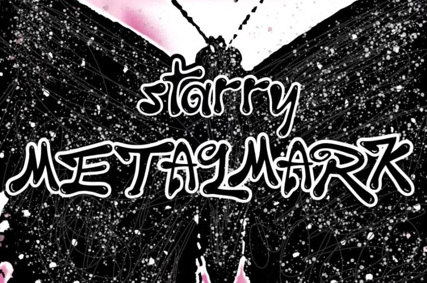 Starry Metalmark Font – Display creative asset