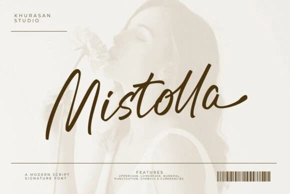 Mistolla Script Font – Handwritten creative asset