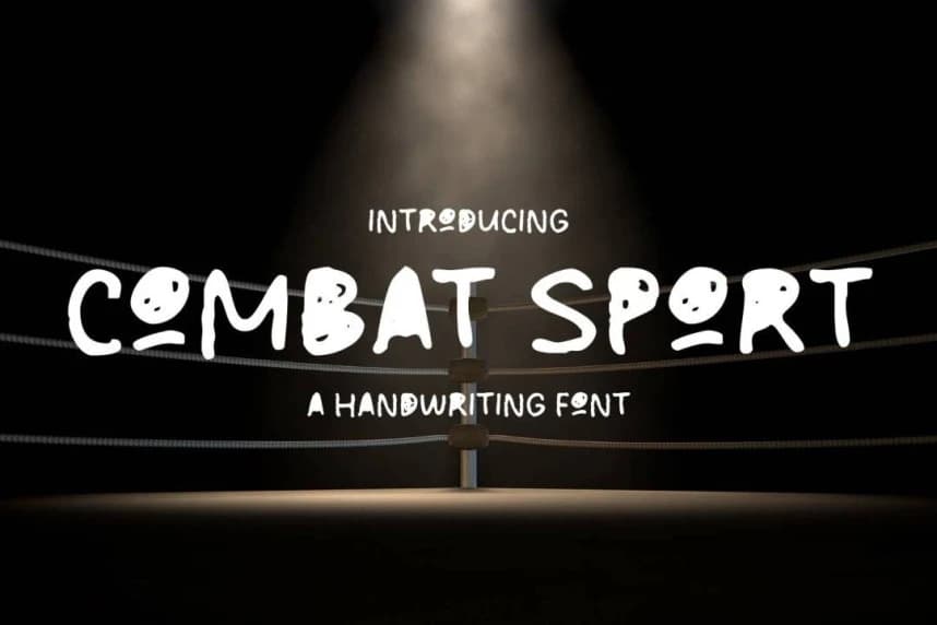 Combat Sport Font – Display creative asset