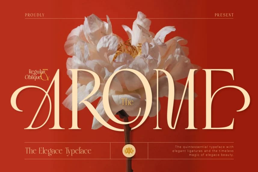 Arome Serif Font – Serif creative asset