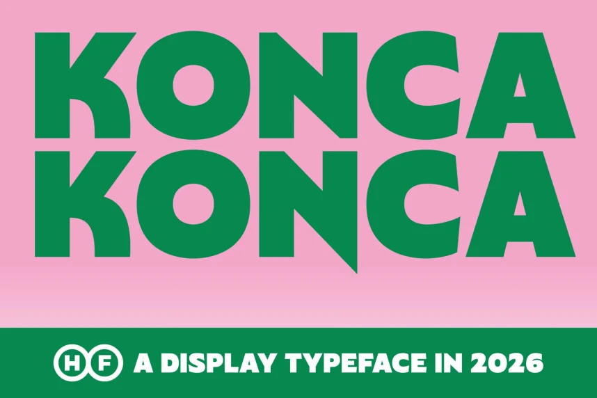 Konca HF Font – Display creative asset