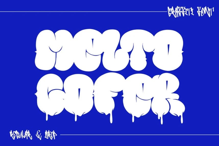 Melto Gofer Font – Display creative asset