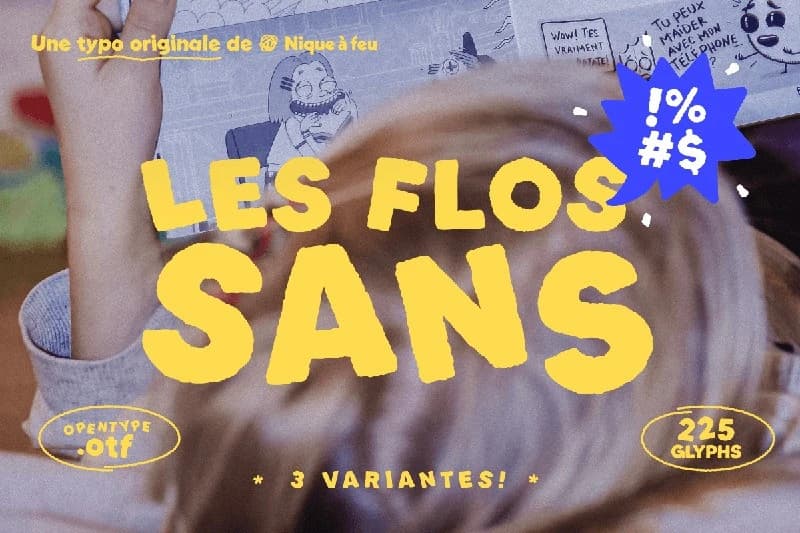 Les Flos Font – Display creative asset