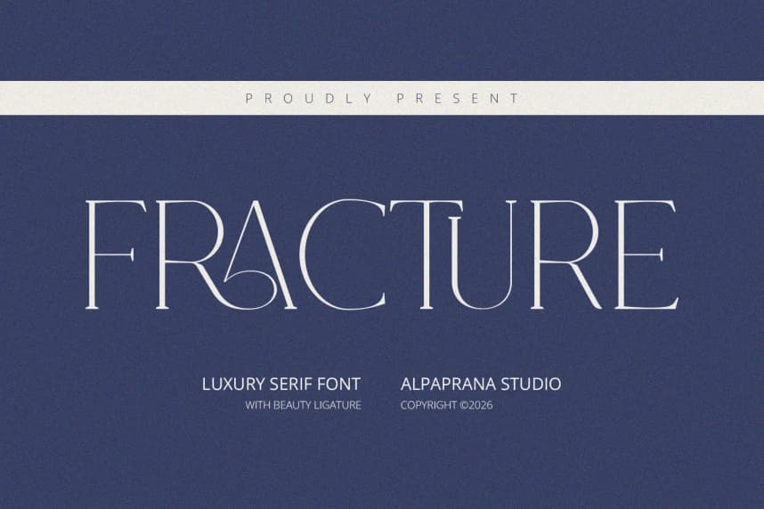 Fracture – Serif Font – Serif creative asset